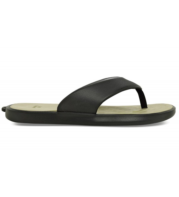 Unisex The Skiff Flip Flop - Black / Khaki - CE12N1BX2JS