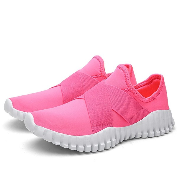 Women's Flex Comfort Slip On Walking Shoes Lightweight Fashion Sport ...
