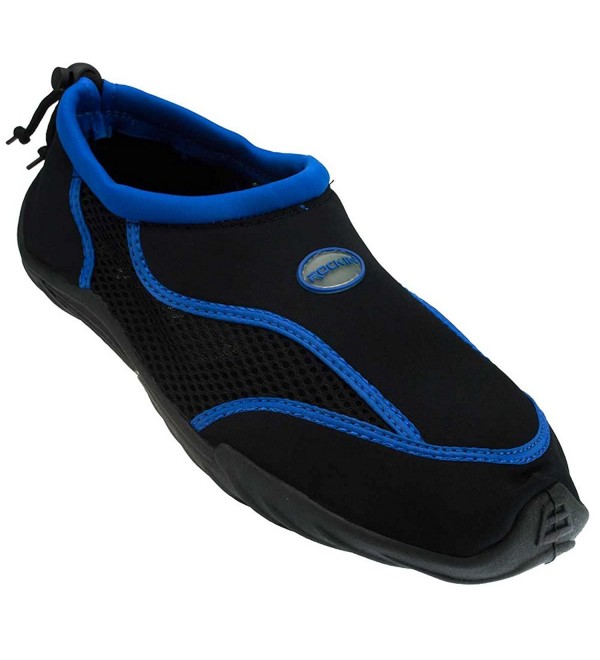 Men's Rockin Aqua Stripes Water Shoe - Blue - CN1864LKA5O