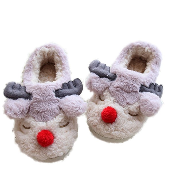 womens reindeer slippers
