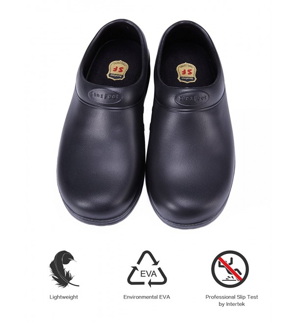 Slip Resistant Chef Shoes Black Non Slip Kitchen Work Clogs For Women Cd1886ke979 9480