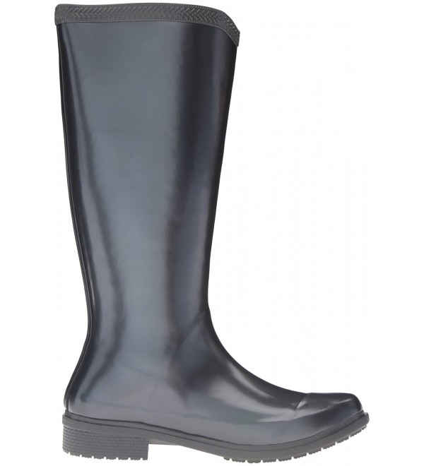 Women's Galochas Hi Metallic Rainboot Rain Boot - Dark Grey/Metallic ...