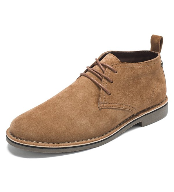 casual leather chukka boots
