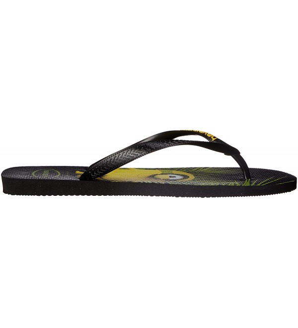 Men's Minions Sandal Flip Flop - Black - CH1296F9JFD