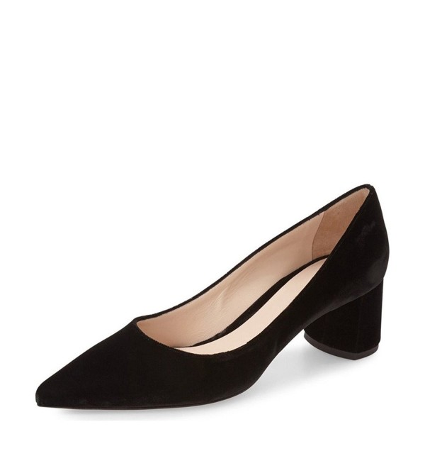 black low heels for women