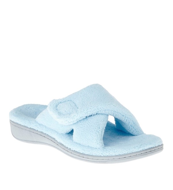 light blue slippers