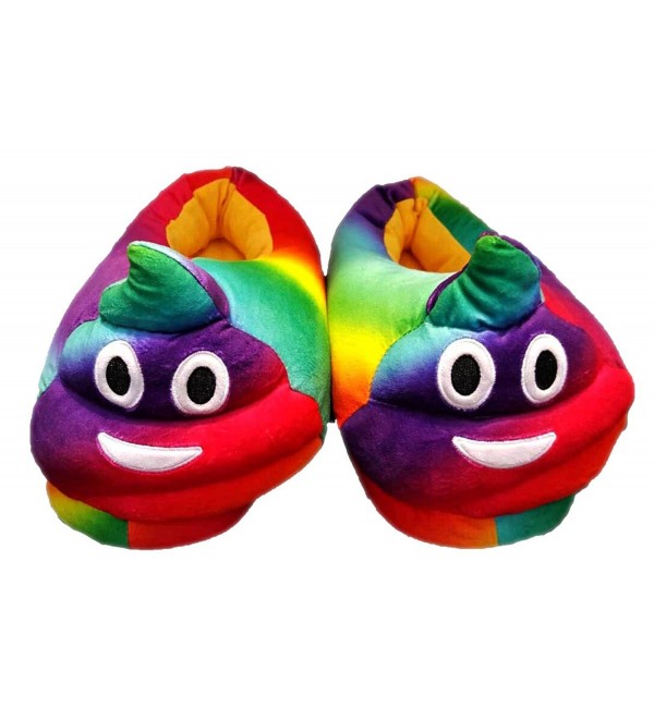 episode Tilslutte Doktor i filosofi High Qualty Emoji Slippers - Rainbow Poop - CT17XMS588Q