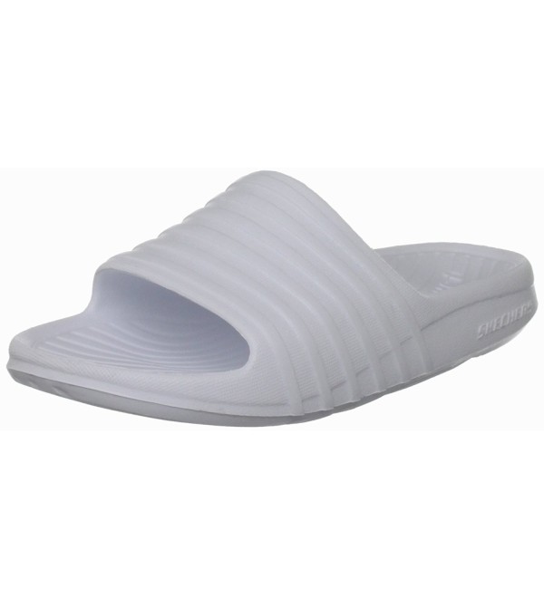 Skechers Shore Womens Slides Sandals - White - CS116YVHQY9