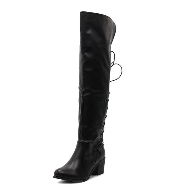 women's lace up back riding boots