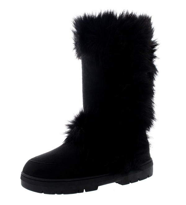winter boots women black