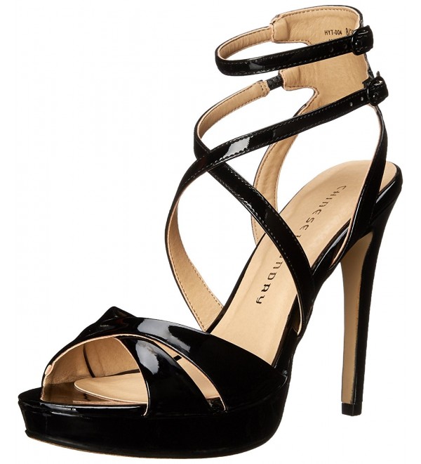 Women's Highlight Dress Sandal - Black Patent - CP12B3CMKS5