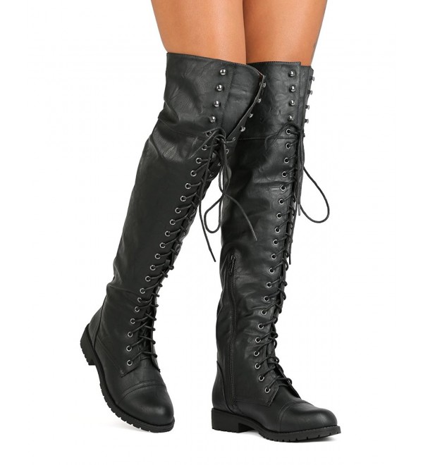 Rider 33 Womens Thigh High Lace Up 