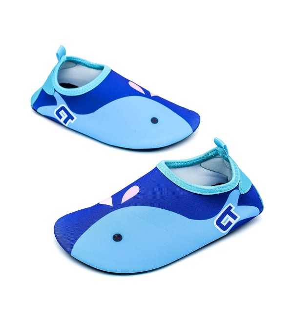 Kids Swim Water Shoes Quick Dry Non-Slip for Boys & Girls - A2-navy ...