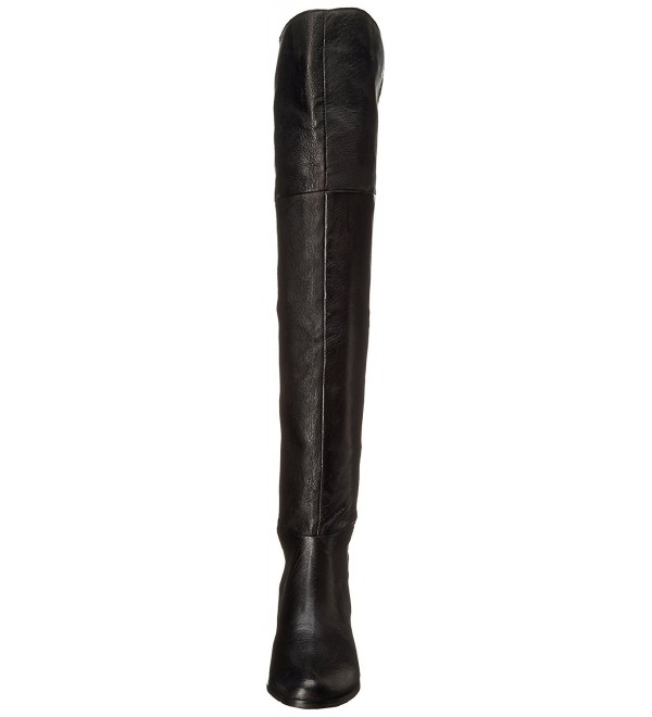 Women's Riley Riding Boot - Black Leather - CD11KQR98YX