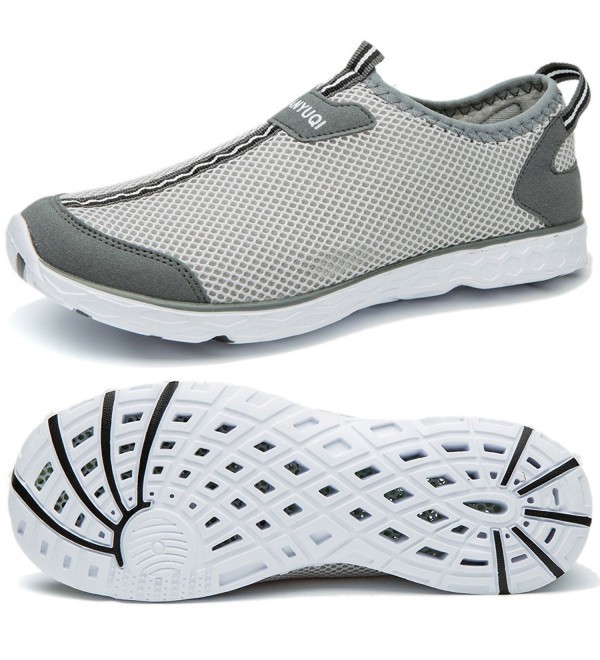 Women's Water Shoes Mesh Lightweight Walking Shoes - Gray 046 - CC184UEHD6K