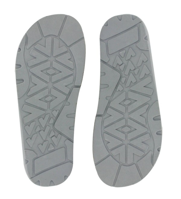 Men's Slides Sandals - Flip Flops- Cushion Footbed & Flexible Outsole ...