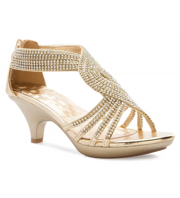 gold sandal heels for wedding