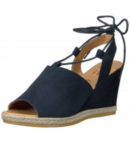 Women's whatnot Espadrille Wedge Sandal - Navy - CW12M3AAACB