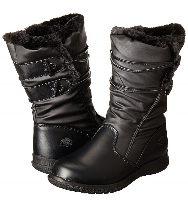 Women's Judy With Toggles Snow Boot - Black - C411ADHJZA1