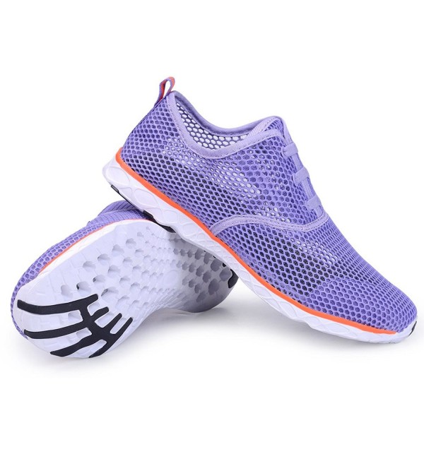 Womens Breathable Mesh Slip On Walking Casual Water Shoes 03purple2 Co183ira5r6 0308