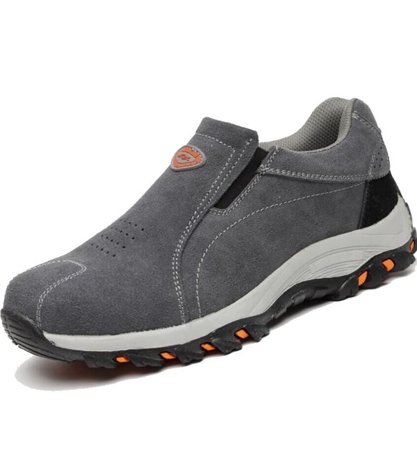 Women's Safety Work Shoes Steel-Toe Athletic Shoes - Gray 1 - CV12JG0FO89