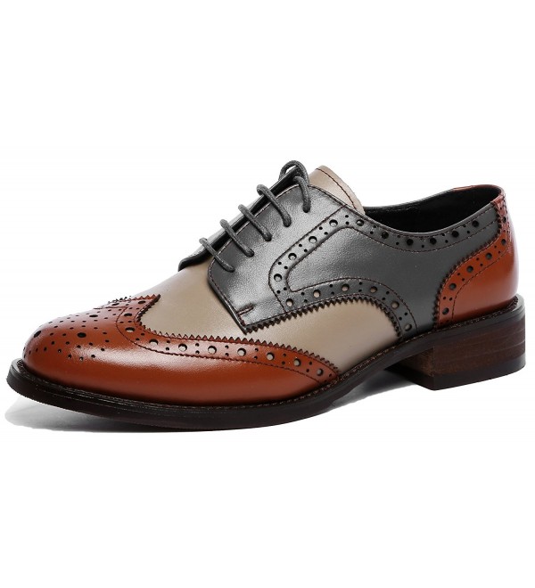Perforated Lace-up Wingtip Leather 