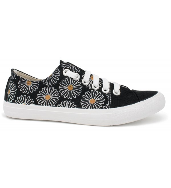 Daisy Flower Sneakers | Cute Fun Pretty Art Gym Daisey Tennis Shoe ...