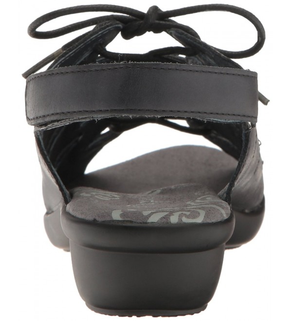 Women's Amelia Wedge Sandal - Black - C412LOWEXJD