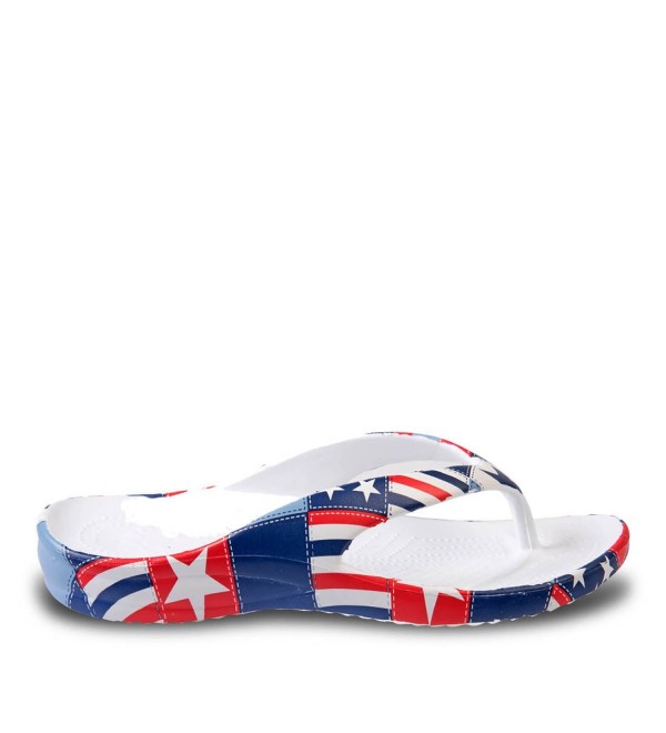 Men's Loudmouth Flip Flops - Betsy Ross - Cv12dpithhr