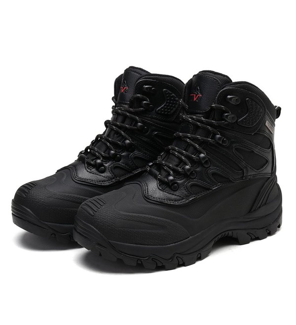 Men's Nortiv8 161202-M Insulated Waterproof Work Snow Boots - Black ...