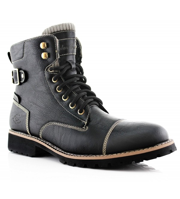 mens casual military boots