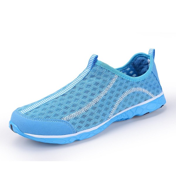 Men's Quick Drying Aqua Water Shoes - Blue - CV185KZRQ7E