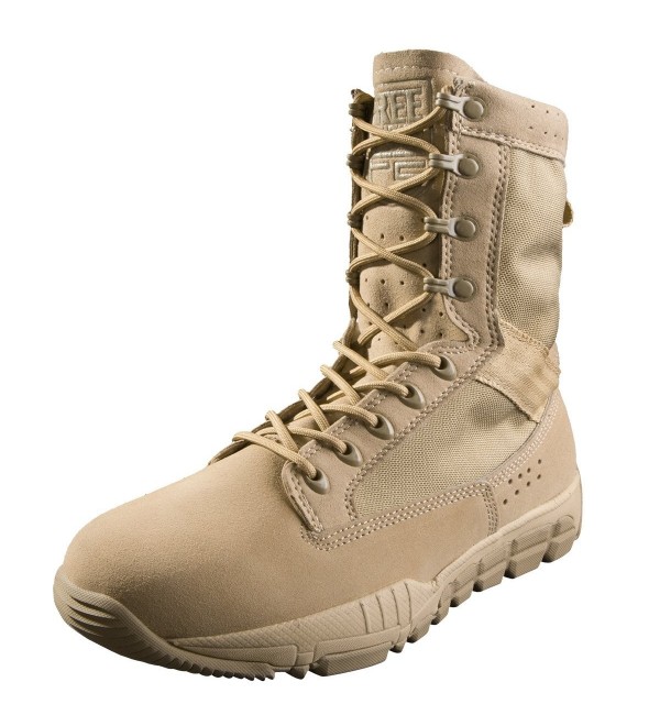 Tactical Boots - 8 Inch Desert Shoes High Ankle Support Military Boots ...