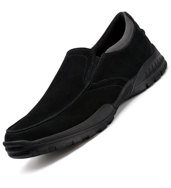 Walking Leather Loafers Resistant Comfort